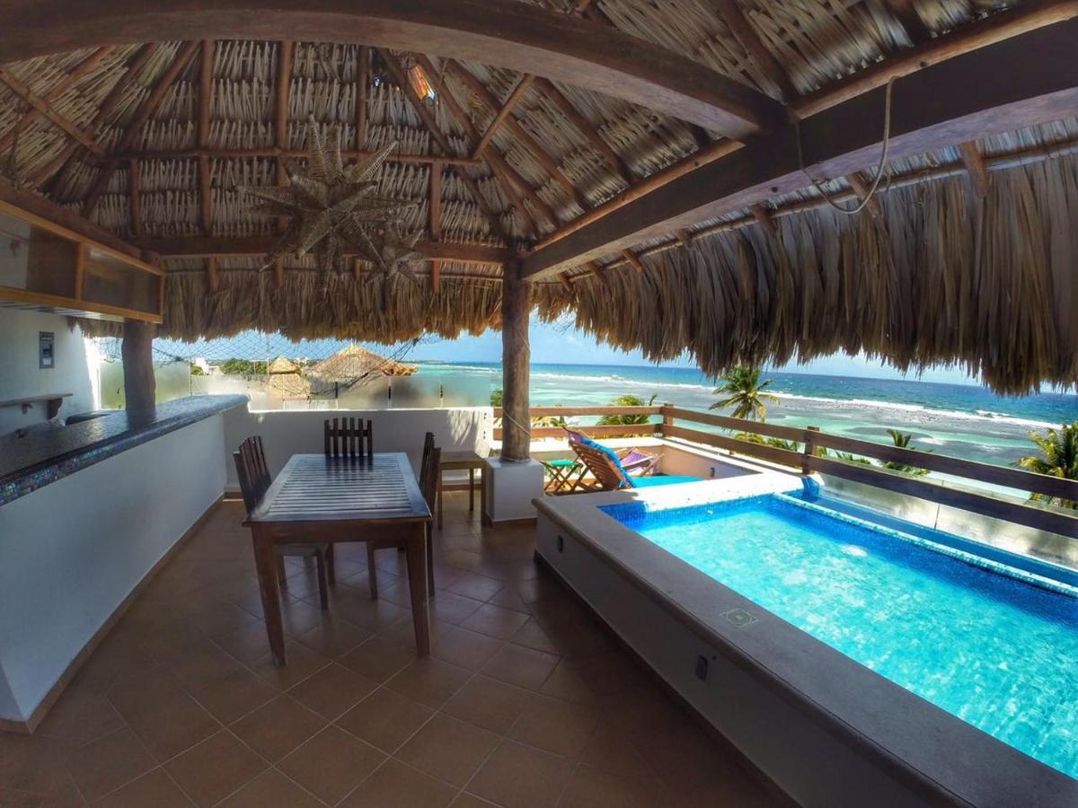 Hotel EL CABALLO BLANCO Mahahual Exterior foto